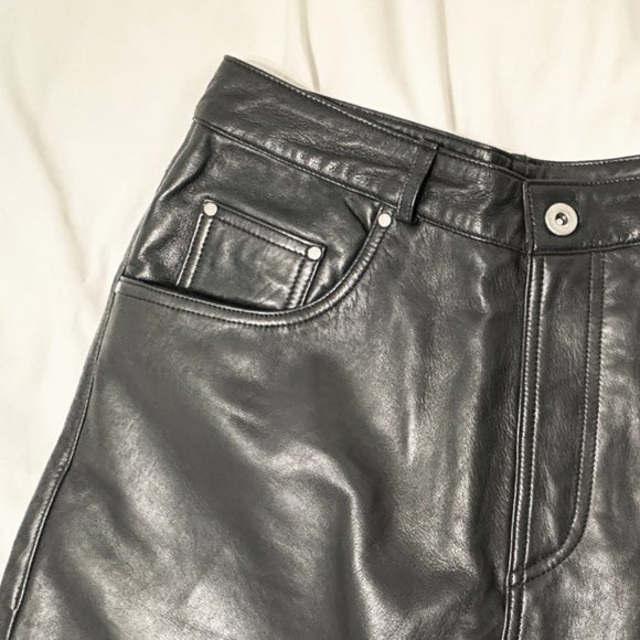 Nasty Gal Real Leather Pants - Picture 5 of 7